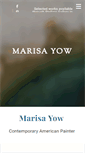 Mobile Screenshot of marisayow.com